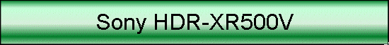 Sony HDR-XR500V